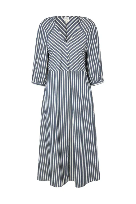 aba_dress__blue_cph_strip_2.webp Baum Und Pferdgarten Aba Dress - Blue CPH Stripe | Dresses