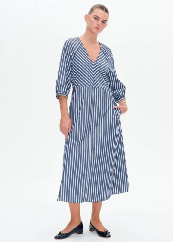 aba_dress__blue_cph_strip_6.webp Baum Und Pferdgarten Aba Dress - Blue CPH Stripe | Dresses
