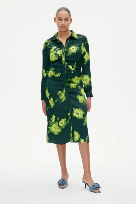 abira_dress__green_margot_2.webp Baum Und Pferdgarten Abira Dress - Green Margot Flower | Dresses
