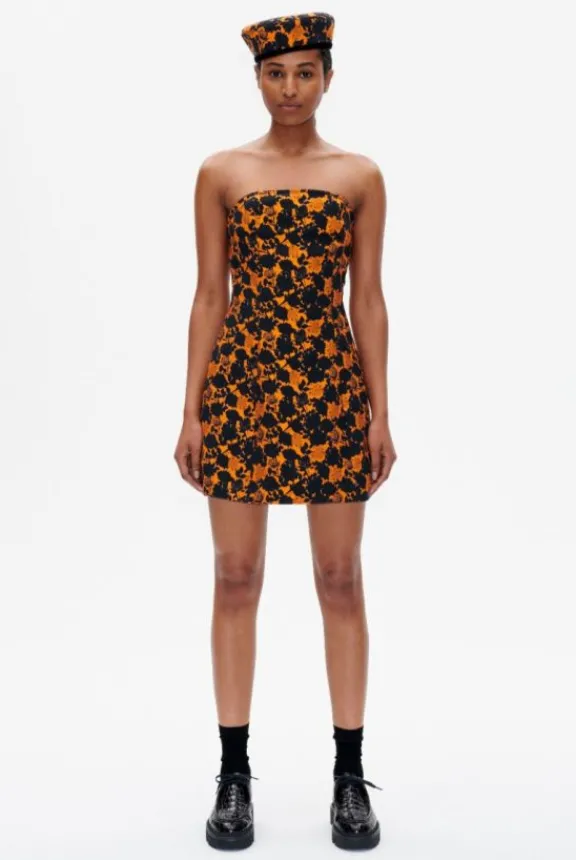 acora_dress__orange_black_2.webp Baum Und Pferdgarten Acora Dress - Orange Black Flower | Dresses