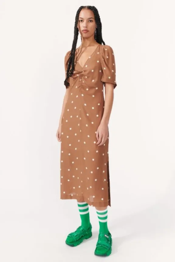addax_dress__pinecone_dot_2.webp Baum Und Pferdgarten Addax Dress - Pinecone Dot | Dresses