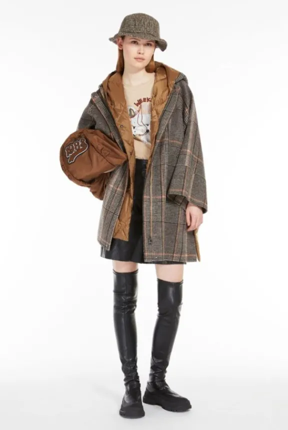 agitare_coat__black_check_3.webp Weekend MaxMara Agitare Coat - Black Check | Jackets And Coats