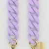 La Coque Française Alice Chain 120cm Resin Gold Carabiners - Matte Pastel Lilac | Phone Accessories | Gifts