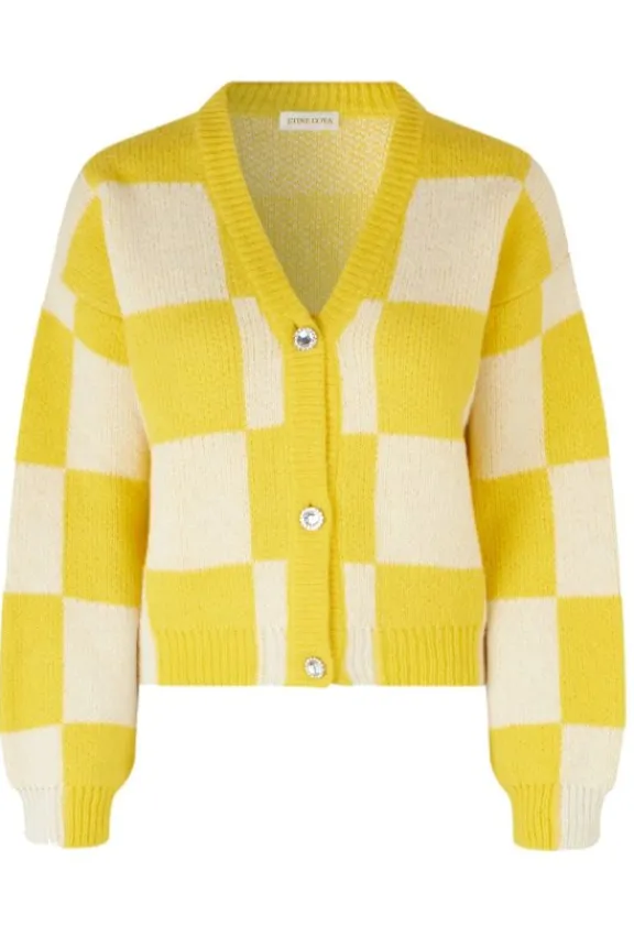 amara_cardigan__sunrise_c_2.webp Stine Goya Amara Cardigan - Sunrise Check | Knitwear