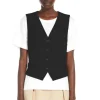 Weekend MaxMara Aria Jersey Waistcoat - Black | Suits & Co-Ordinates | Shirts And Tops