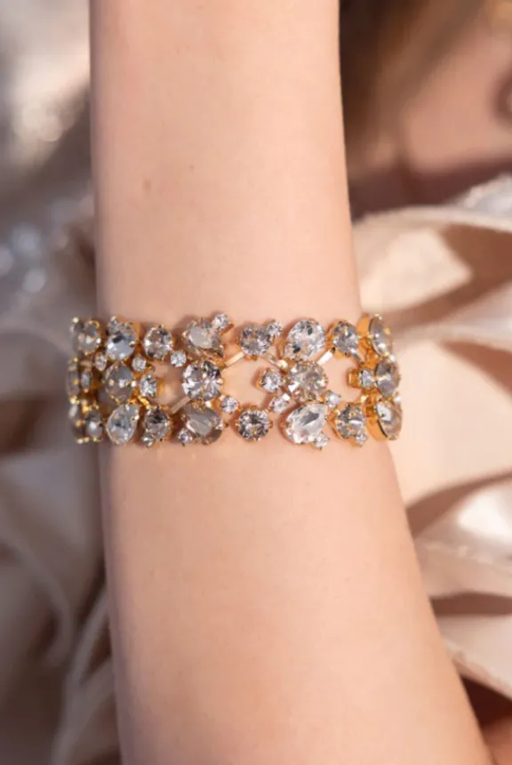 Caroline Svedbom Aurelia Bracelet - Gold/Silk Combo | Jewellery | Gifts