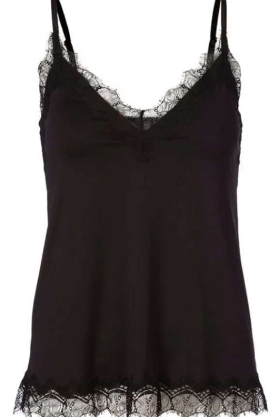 Rosemunde Billie Strap Top With Lace | Shirts And Tops