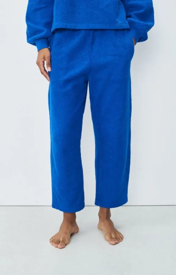 bobypark_joggers__blue_de_3.webp American Vintage Bobypark Joggers - Blue De Prusse | Trousers And Playsuits | Suits & Co-Ordinates