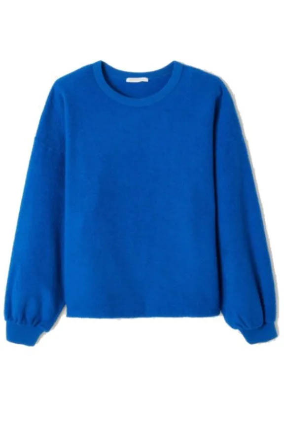 bobypark_sweatshirt__blue_2.webp American Vintage Bobypark Sweatshirt - Blue De Prusse | Suits & Co-Ordinates | Shirts And Tops