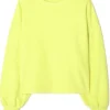American Vintage Bobypark Sweatshirt - Neon Yellow | Shirts And Tops