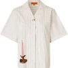 Stine Goya Bowling Collar Shirt - Candle Stripe | Suits & Co-Ordinates | Shirts And Tops