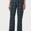 Paul Smith Check Wool Blend Trousers - Blue | Trousers And Playsuits