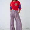 Stella Nova Checked Pants - Red Checks | Trousers And Playsuits