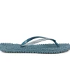 Ilse Jacobsen Cheerful Glitter Flip Flops - Lichen Blue | Ilse Jacobsen | Swimwear