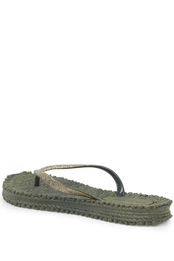 cheerful_glitter_flip_flo_3-5.webp Ilse Jacobsen Cheerful Glitter Flip Flops - Army | Ilse Jacobsen | Swimwear