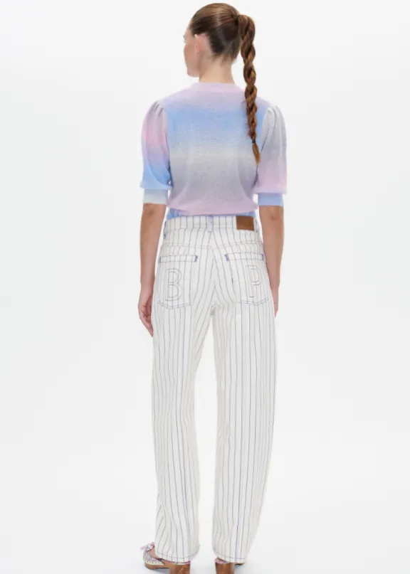 chelle_sweater__gradient__7.webp Baum Und Pferdgarten Chelle Sweater - Gradient Blue | Knitwear