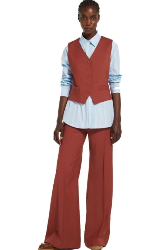 chimera_wool_gilet__navy_2.webp Weekend MaxMara Chimera Wool Gilet - Navy | Suits & Co-Ordinates | Shirts And Tops