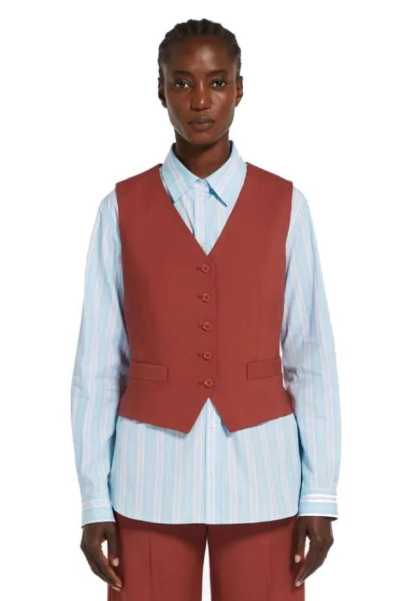 chimera_wool_gilet__navy_3.webp Weekend MaxMara Chimera Wool Gilet - Navy | Suits & Co-Ordinates | Shirts And Tops