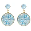 Caroline Svedbom Chloe Earrings - Gold/Sky Combo | Jewellery