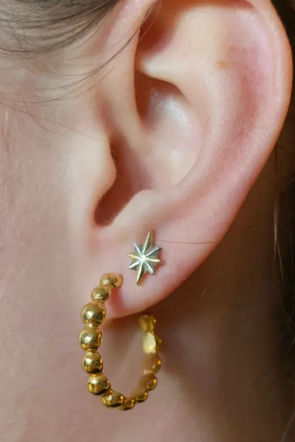 Sophie Harley Chubby Pebble Hoop Earrings | Jewellery | Gifts