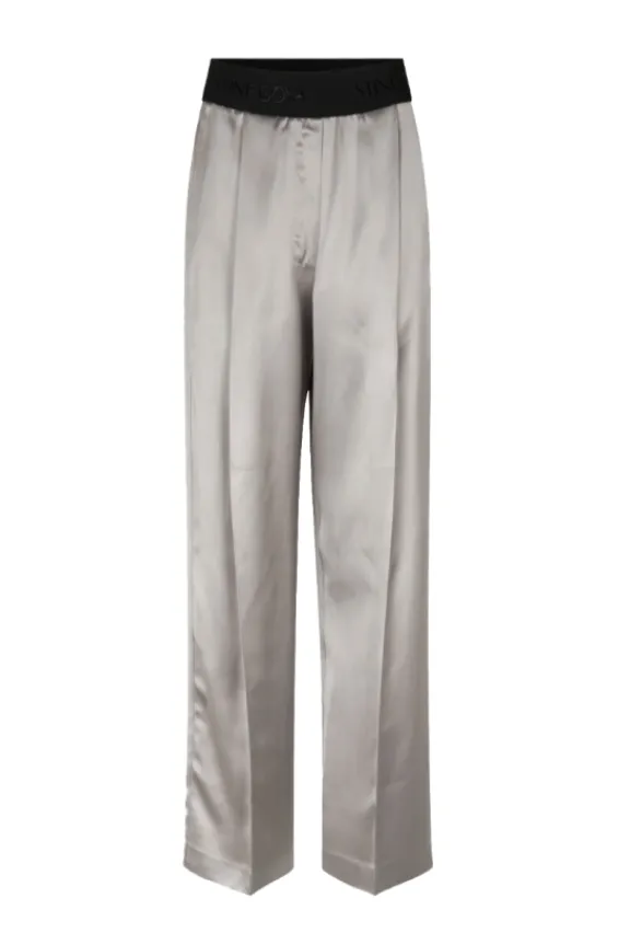 Stine Goya Ciara Pants - Grey Stone | Trousers And Playsuits