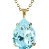 Caroline Svedbom Classic Drop Necklace - Gold/Sky Ignite | Jewellery
