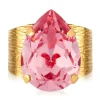 Caroline Svedbom Classic Drop Ring - Rose | Jewellery
