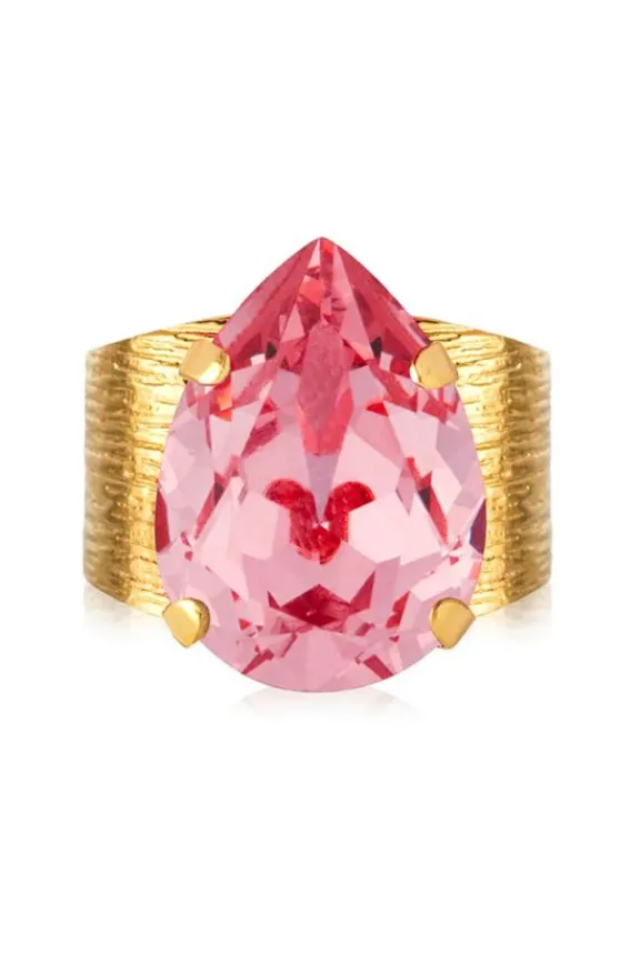 Caroline Svedbom Classic Drop Ring - Rose | Jewellery