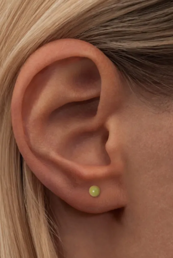 Lulu Copenhagen Colour Ball One Piece Enamel - Willow Green | Jewellery