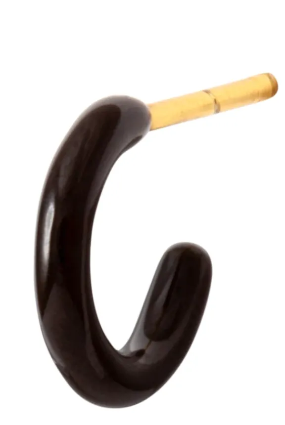 colour_hoop_one_piece_ena_4.webp Lulu Copenhagen Colour Hoop One Piece Enamel - Black | Jewellery | Gifts