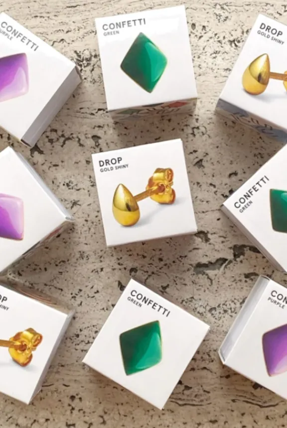 confetti_one_piece_enamel_2-2.webp Lulu Copenhagen Confetti One Piece Enamel - Green | Jewellery