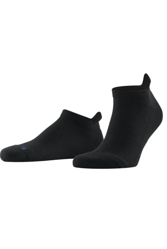Falke Cool Kick Unisex Sneaker Socks - Black | Hosiery