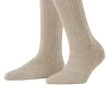 Falke Cosy Wool Boot Socks - Beige Melange | Hosiery