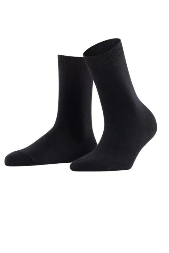 Falke Cosy Wool Socks - Black | Hosiery