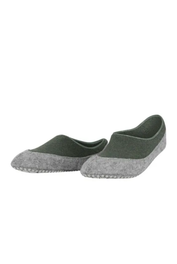 cosyshoe_slippers__ivy_gr_2.webp Falke Cosyshoe Slippers - Ivy Green | Hosiery | Gifts