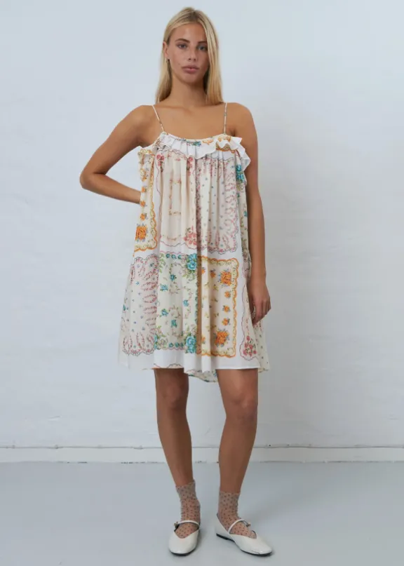 cotton_tissue_printed_min_6.webp Stella Nova Cotton Tissue Printed Mini Dress - Handkerchief Print | Dresses