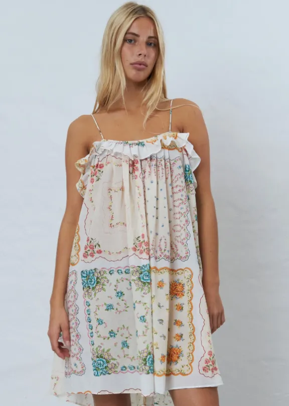 cotton_tissue_printed_min_7.webp Stella Nova Cotton Tissue Printed Mini Dress - Handkerchief Print | Dresses