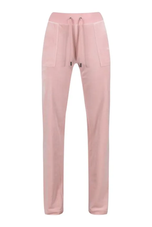 Juicy Couture Del Ray Classic Velour Pocketed Bottoms - Pale Pink | Trousers And Playsuits | Suits & Co-Ordinates