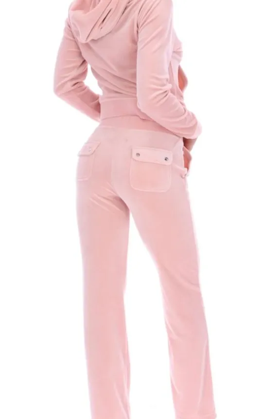 del_ray_classic_velour_po_2-1.webp Juicy Couture Del Ray Classic Velour Pocketed Bottoms - Pale Pink | Trousers And Playsuits | Suits & Co-Ordinates