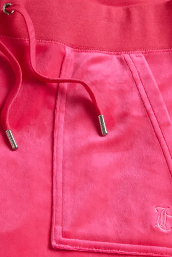 del_ray_classic_velour_po_4-4.webp Juicy Couture Del Ray Classic Velour Pocketed Bottoms - Pink Glo | Trousers And Playsuits | Suits & Co-Ordinates