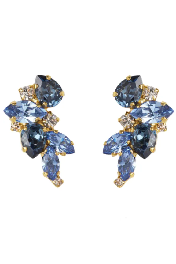 Caroline Svedbom Demi Earrings - Gold/Blue Combo | Jewellery