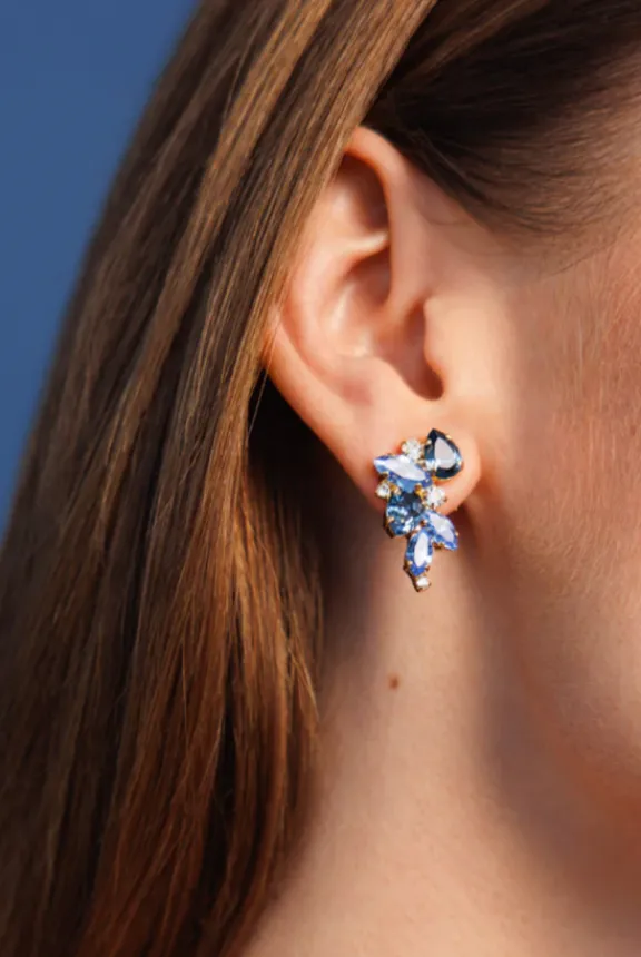 demi_earrings__goldblue_c_2.webp Caroline Svedbom Demi Earrings - Gold/Blue Combo | Jewellery
