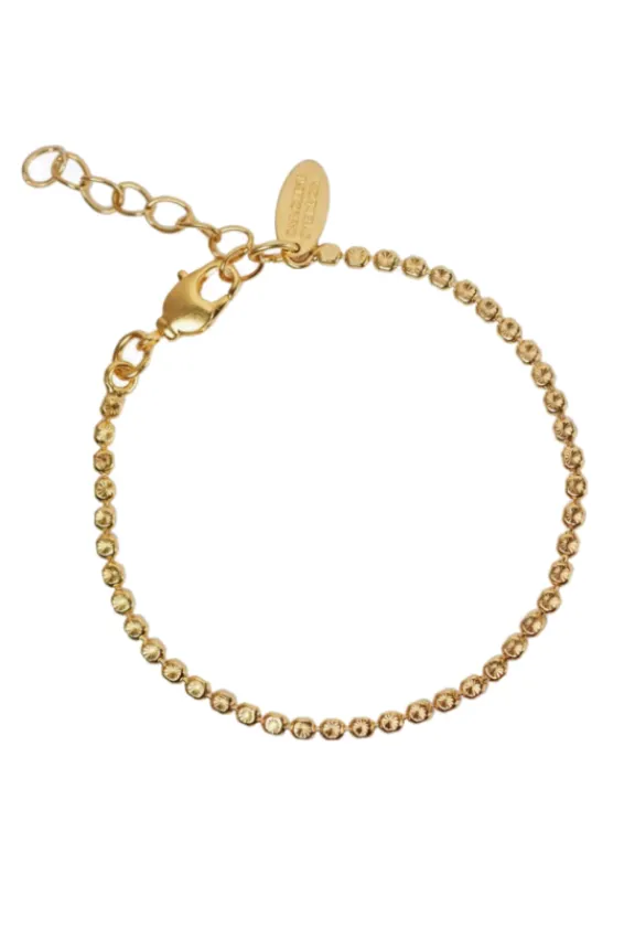Caroline Svedbom Diamond Chain Bracelet - Gold | Jewellery