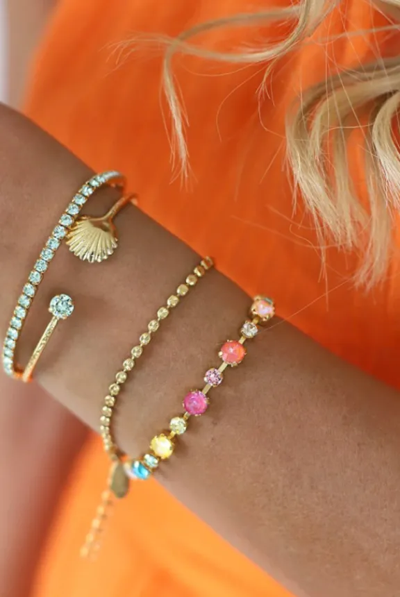 Caroline Svedbom Diamond Chain Bracelet - Gold | Jewellery