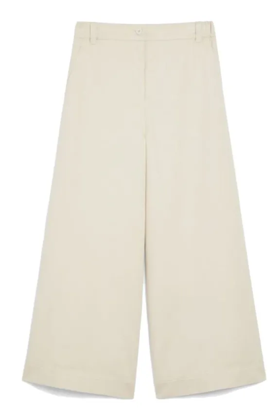 disco_cotton_drill_trouse_3.webp Weekend MaxMara Disco Cotton Drill Trousers - Sand | Trousers And Playsuits | Suits & Co-Ordinates
