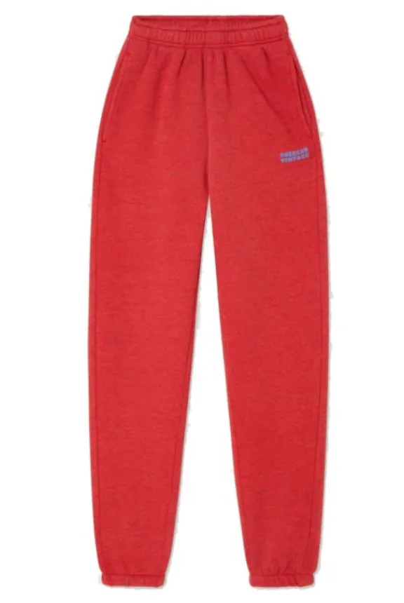 doven_joggers__overdyed_c_2.webp American Vintage Doven Joggers - Overdyed Chilli Pepper | Trousers And Playsuits | Suits & Co-Ordinates