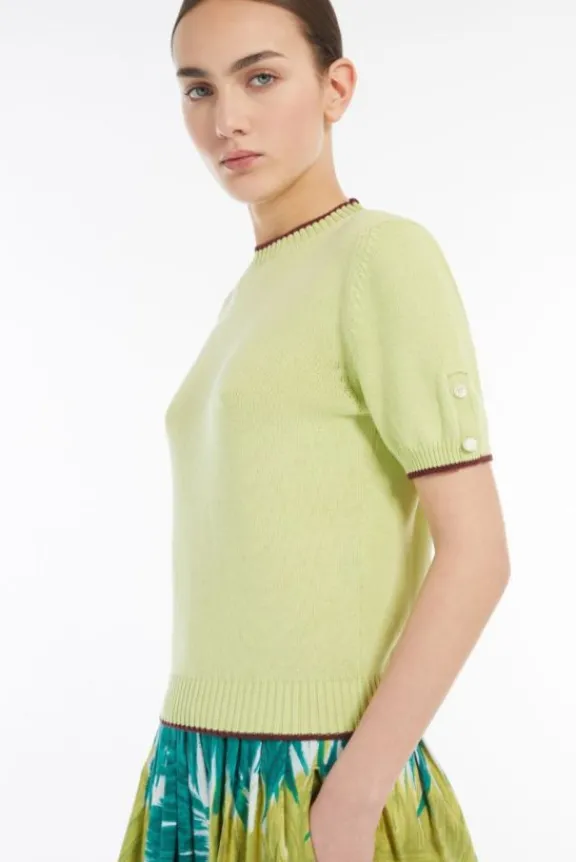 duilia_cotton_sweater__li_7.webp Weekend MaxMara Duilia Cotton Sweater - Lime | Knitwear