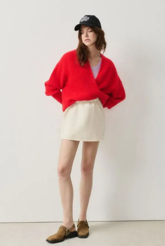 east_cardigan__mottle_pep_2.webp American Vintage East Cardigan - Mottle Pepper | Knitwear