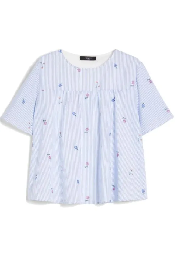 editta_poplin_top__light__2.webp Weekend MaxMara Editta Poplin Top - Light Blue | Shirts And Tops