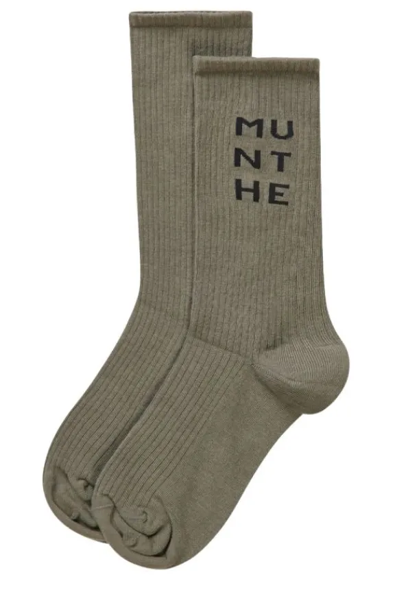 Munthe Ekanea Socks - Army | Hosiery